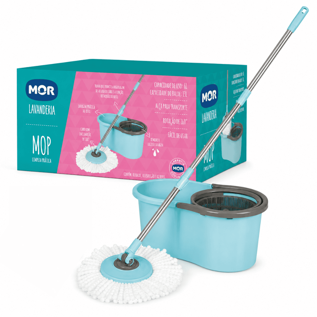 Esfregão Mop Limpa Prático - MOR