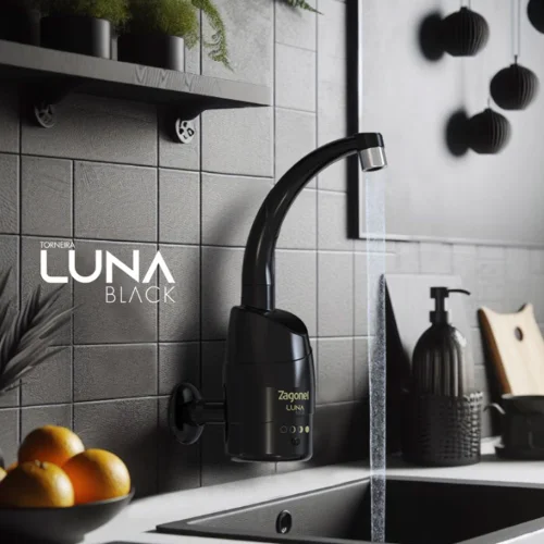 Torneira Luna Black 4 Temperaturas 5500W 220V - ZAGONEL - Imagem 4