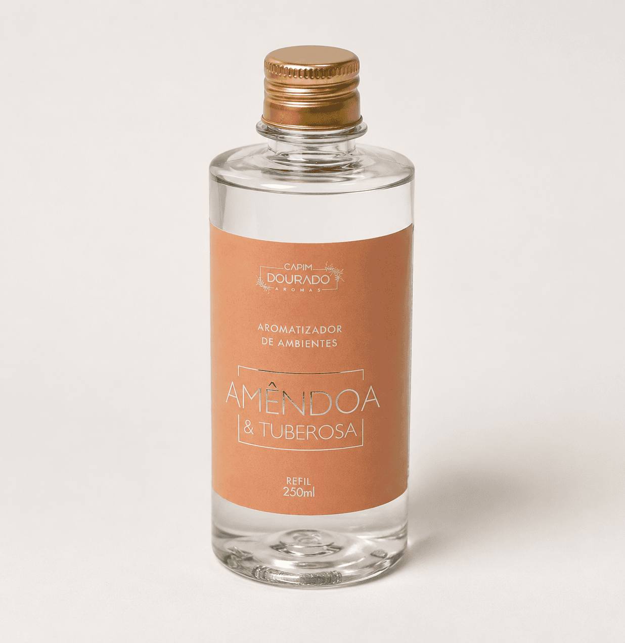 Aromatizador de Ambientes Amêndoa e Tuberosa Refil 250ML-CAPIM DOURADO - Imagem 2