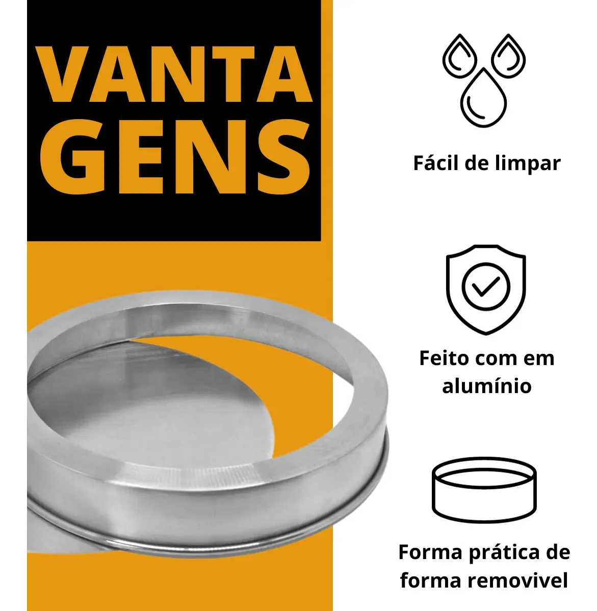 Forma Redonda Com Fundo Removível N°30 - LUZ NOBRE - Imagem 4