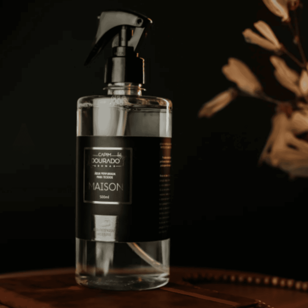 Água Perfumada para Tecidos Maison Spray 500ML - CAPIM DOURADO - Imagem 2