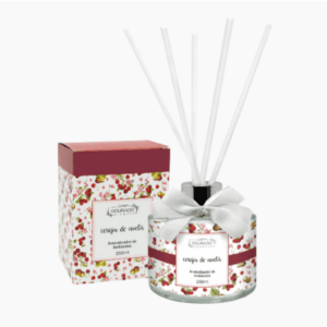 Aromatizador Cereja e Avelã Vidro 250ML - CAPIM DOURADO