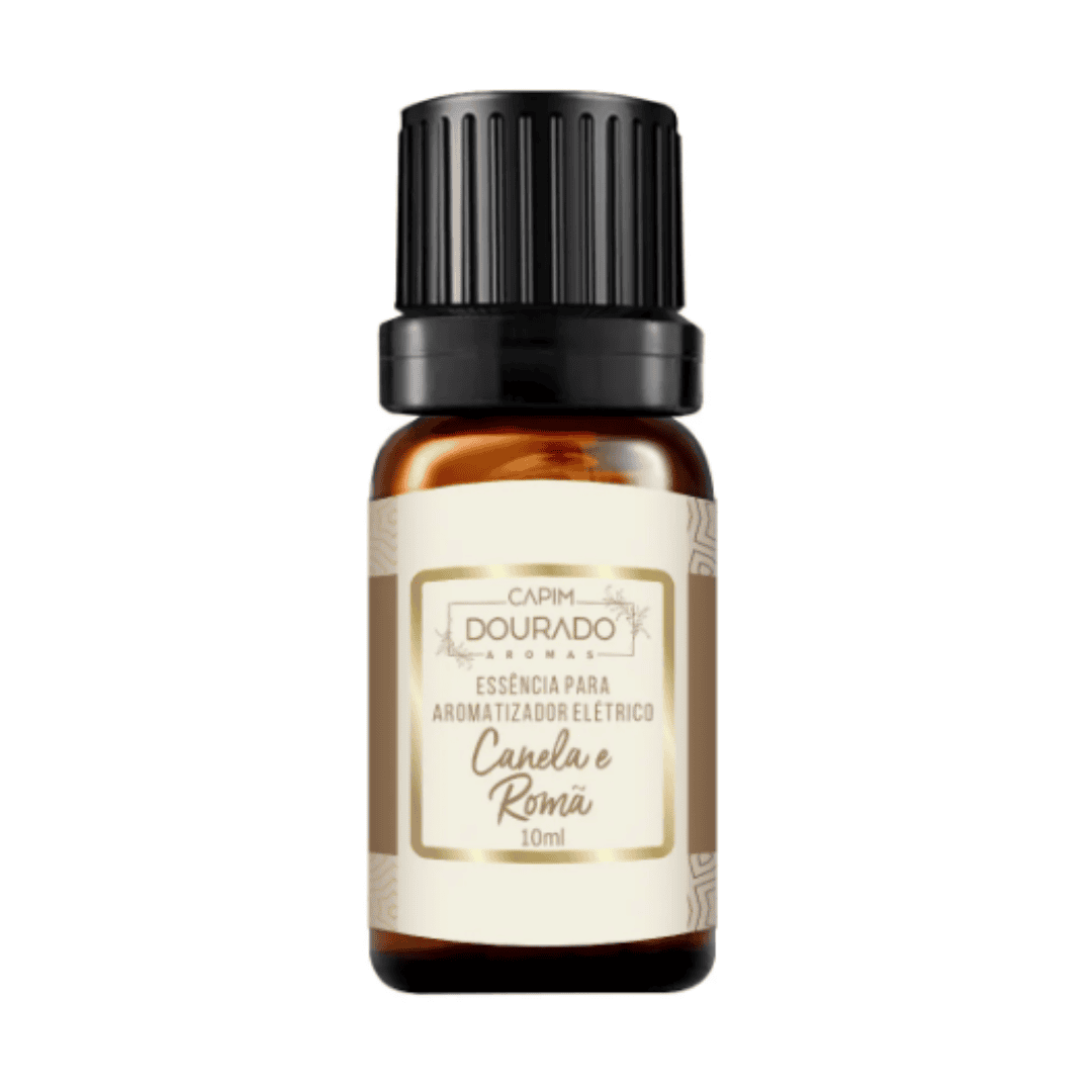 Essência Aromatizador Canela e Romã 10ML - CAPIM DOURADO