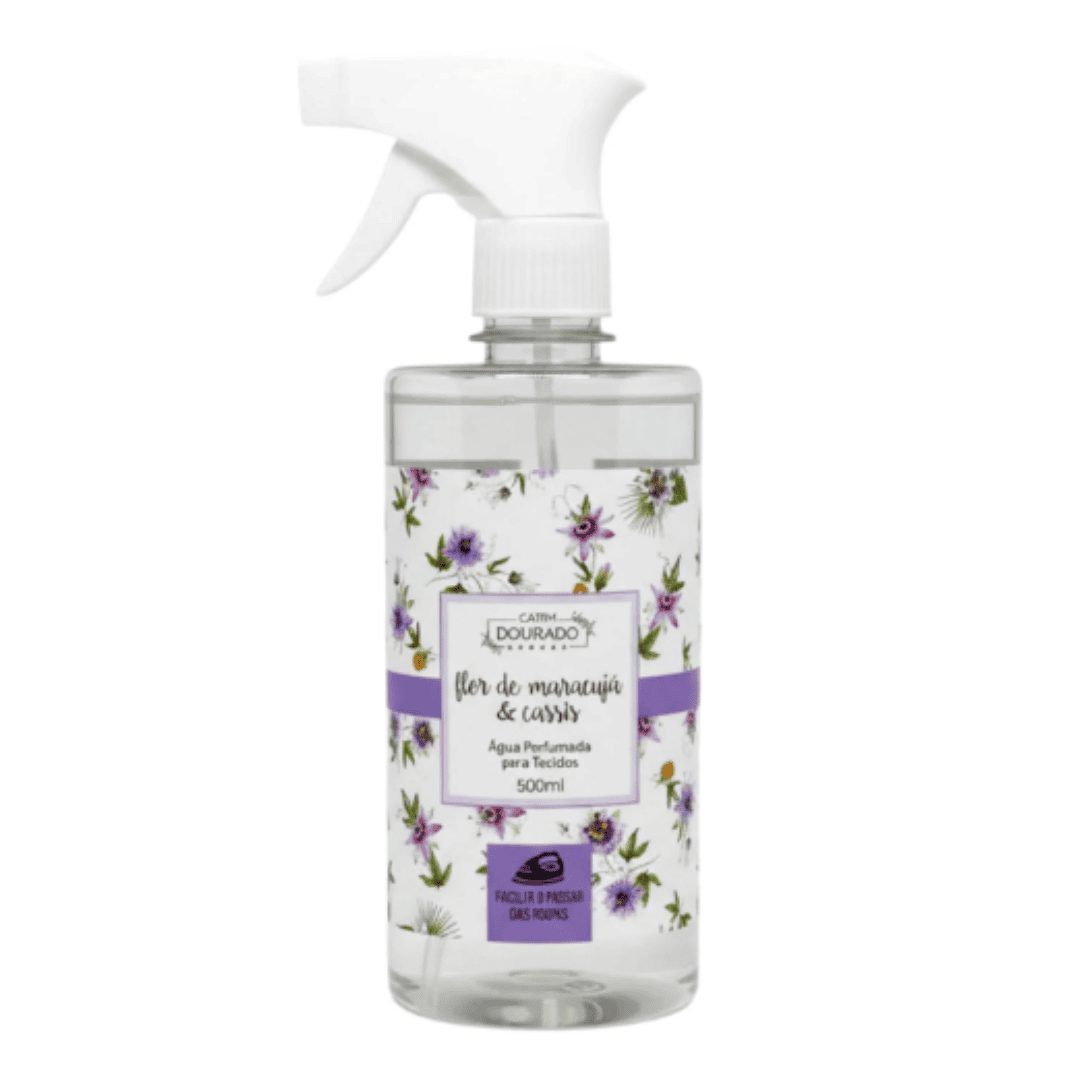 Água Perfumada Flor Maracujá e Cassis Spray 500ML - CAPIM DOURADO