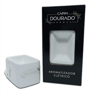 Aromatizador Porcelana 127-220V Branco - CAPIM DOURADO