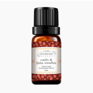 Essência Aromatizador Canela e Frutas Vermelhas 10ML - CAPIM DOURADO