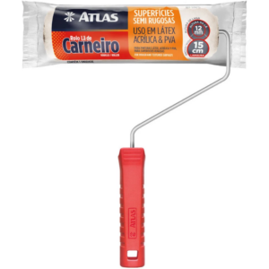 Conjunto de Pintura Rolo de Lã Natural 15CM - ATLAS