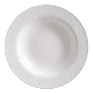 Prato Fundo Branco Relevo 25CM - ALLEANZA