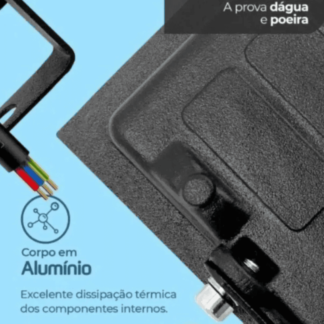 Refletor Start Led 30W 5500K Autovolt (Verde) 2400 Lumens - LUMANTI - Imagem 2