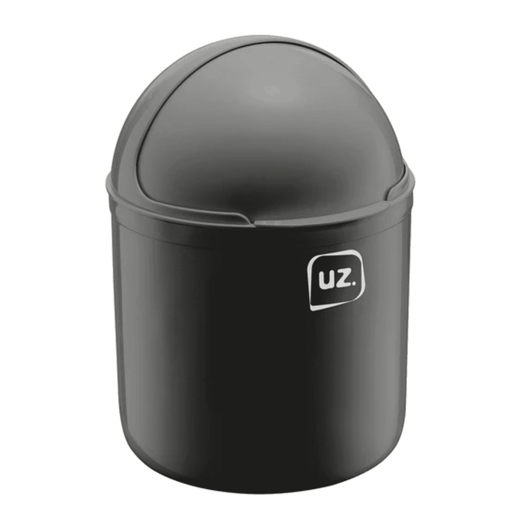Lixeira Preta 4L - UZ