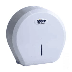Dispenser Papel Higiênico Rolão Cinza/Branco - NOBRE