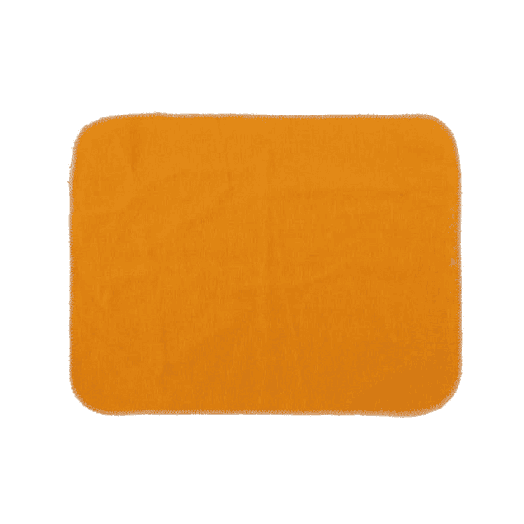 Flanela Laranja 100% Algodão 28X28CM - NOBRE - Imagem 2