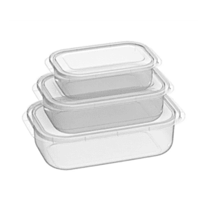 Conjunto Pote Retângular Com 3 Peças 1,5 Litros - NITRONPLAST