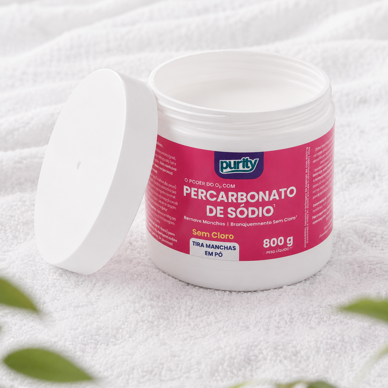 Tira Manchas Percarbonato de Sódio 800G - PURITY - Imagem 2